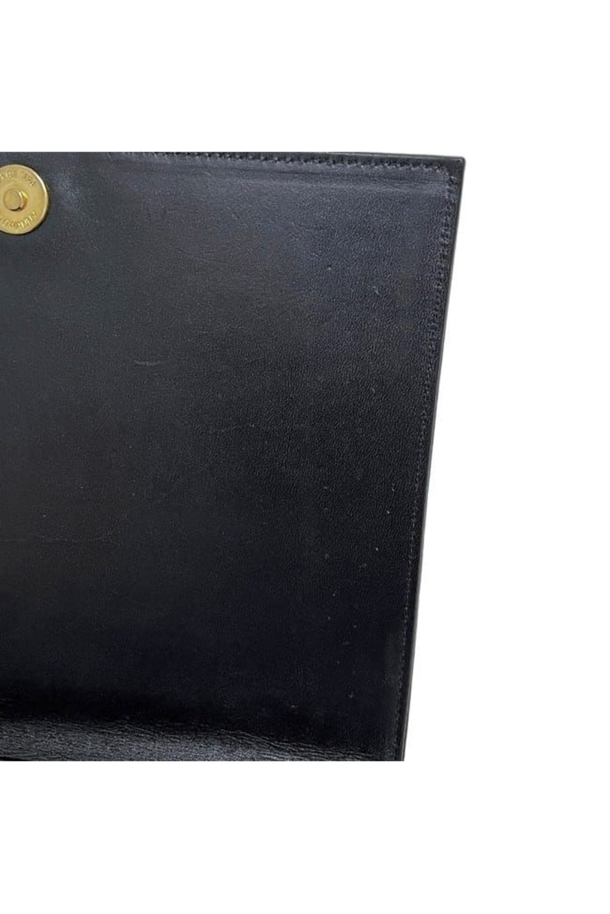 Saint Laurent Clutch Handbag Croco Black - Picture 6 of 10